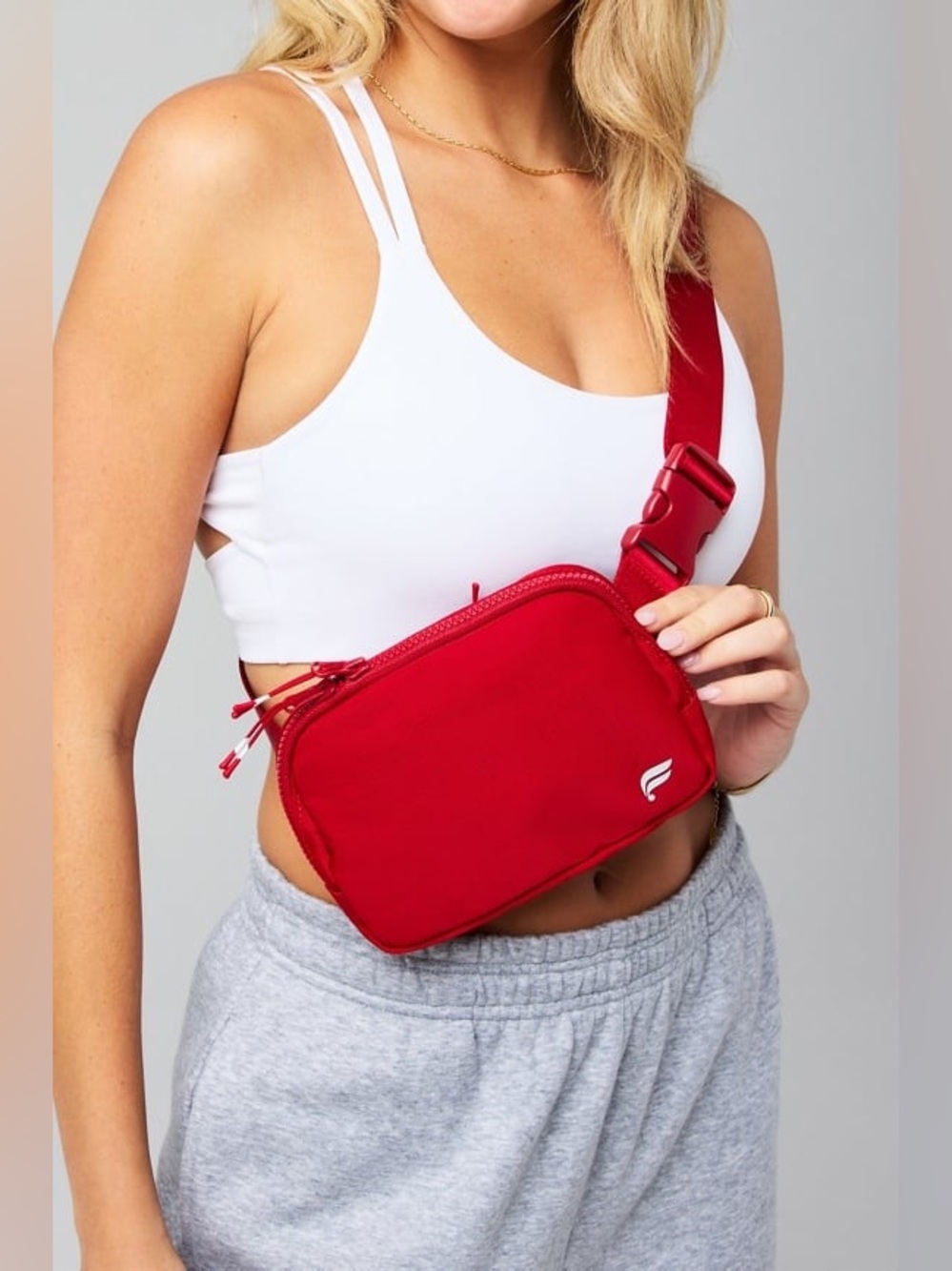 Fabletics Red Belt Bag